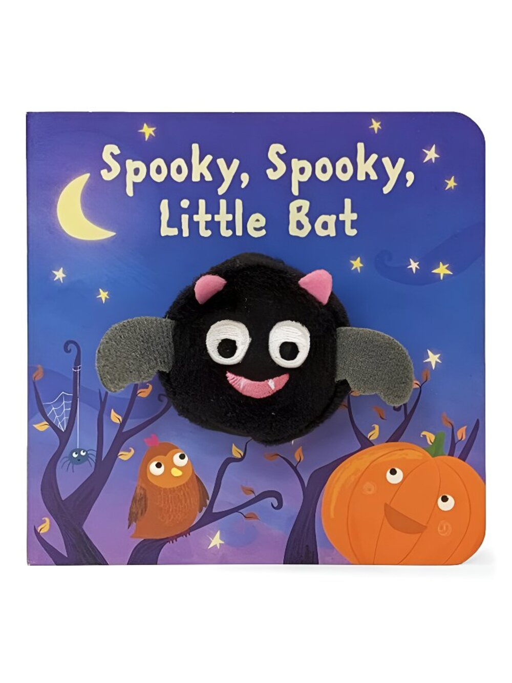 Spooky, Spooky, Little Bat Finger Puppet Halloween Board Book Ages 0-4